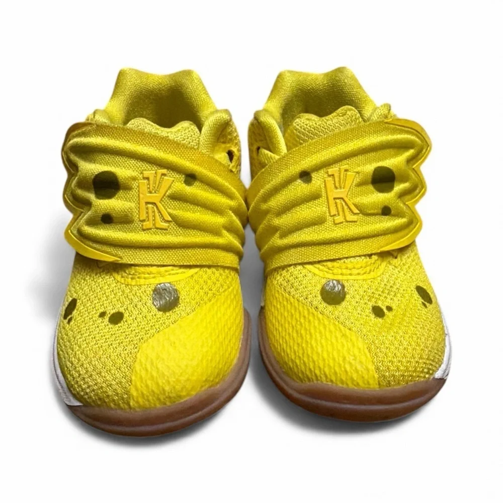 Spongebob SquarePants x NIKE Kyrie 5 GS Sneakers CN4490-700, size 5C